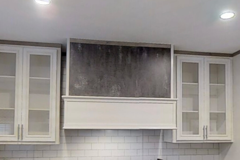 White wood rangehood